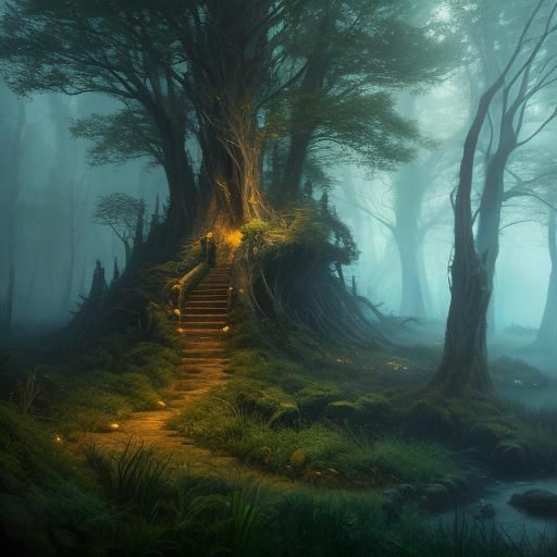 Mystic Forest: Girl Encounters Alternate Realities