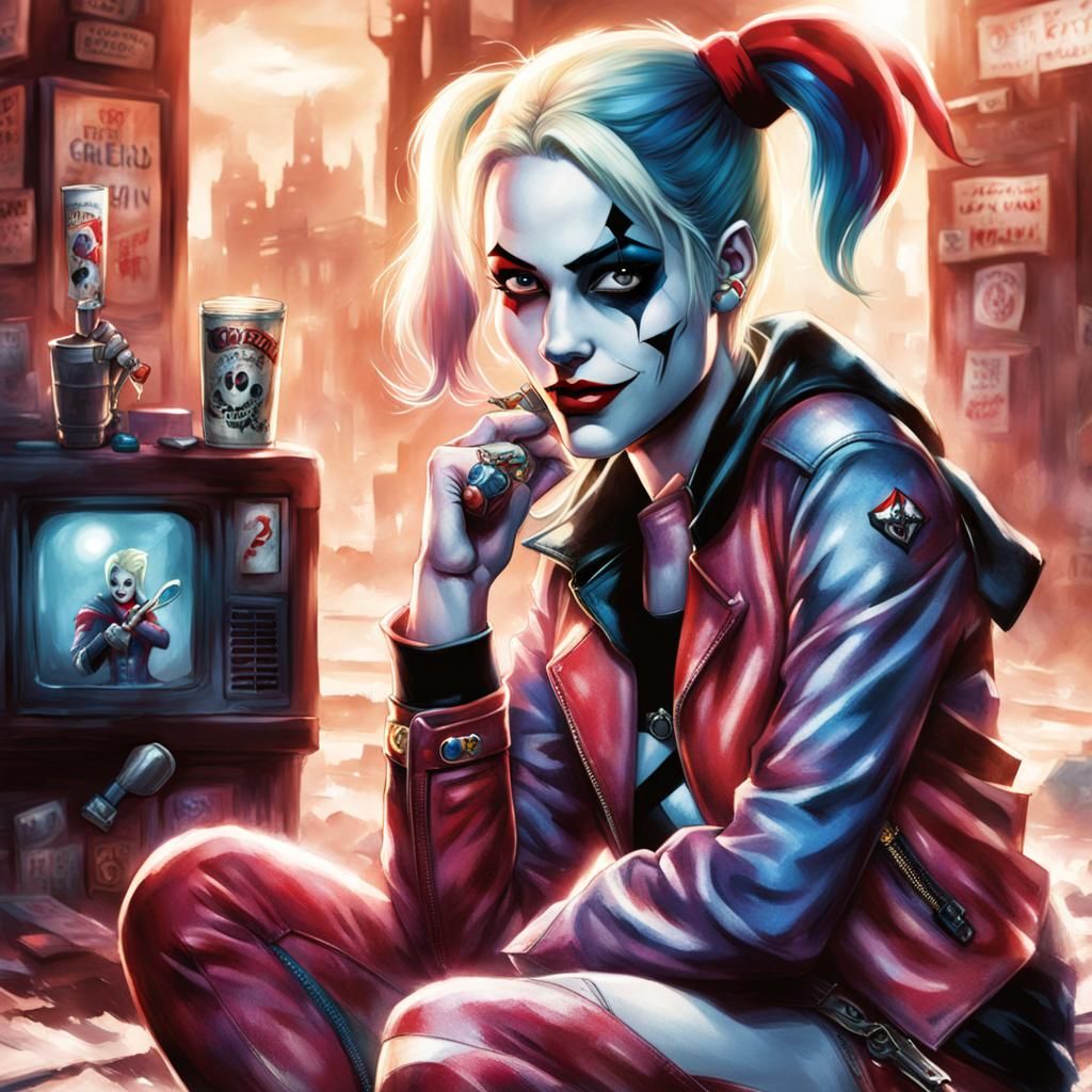 AI Generated Image of Harley Quinn