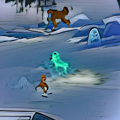 Scooby Doo Scared of a Yeti Ghost