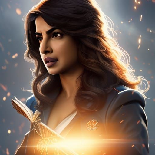 Hermione Granger Portrait in Greg Rutkowski Style