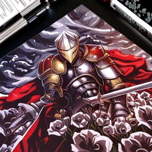 Grimdark Unholy Paladin in Dark Souls Style Armor