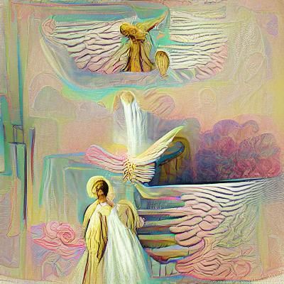 Abstract Image Inspired by The Angelic Process