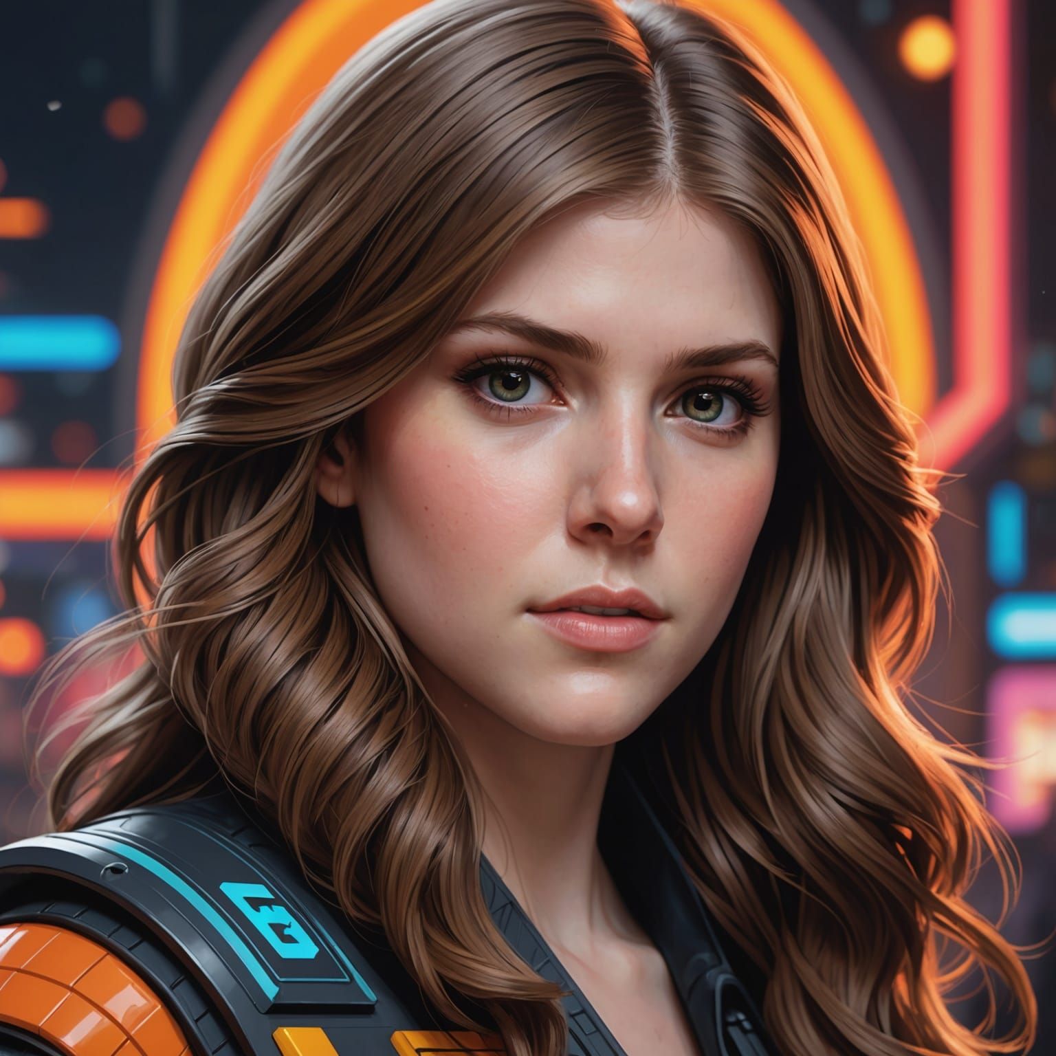 Anna Kendrick as Atari 2600 Pixel Art Character
