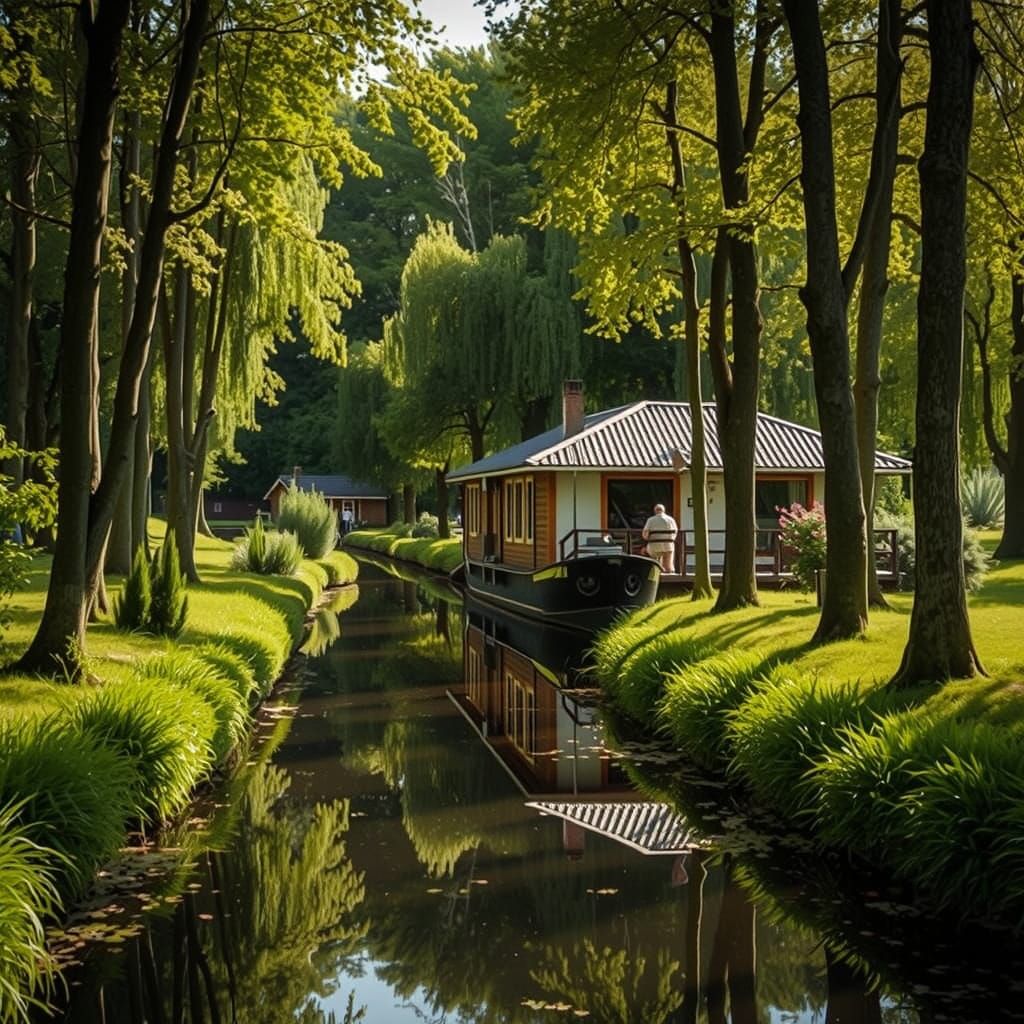 AI Generated Image of Spreewald