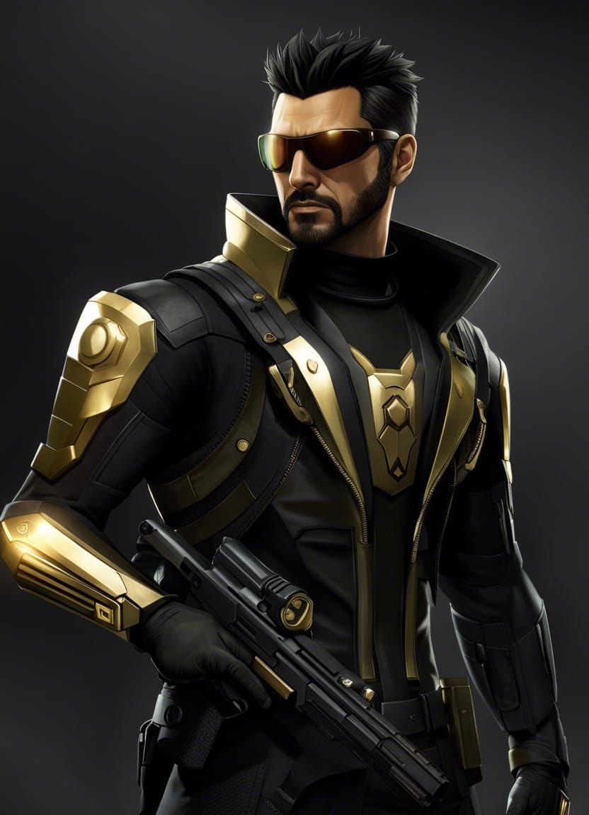 Adam Jensen as Apex Legends Character Concept Art