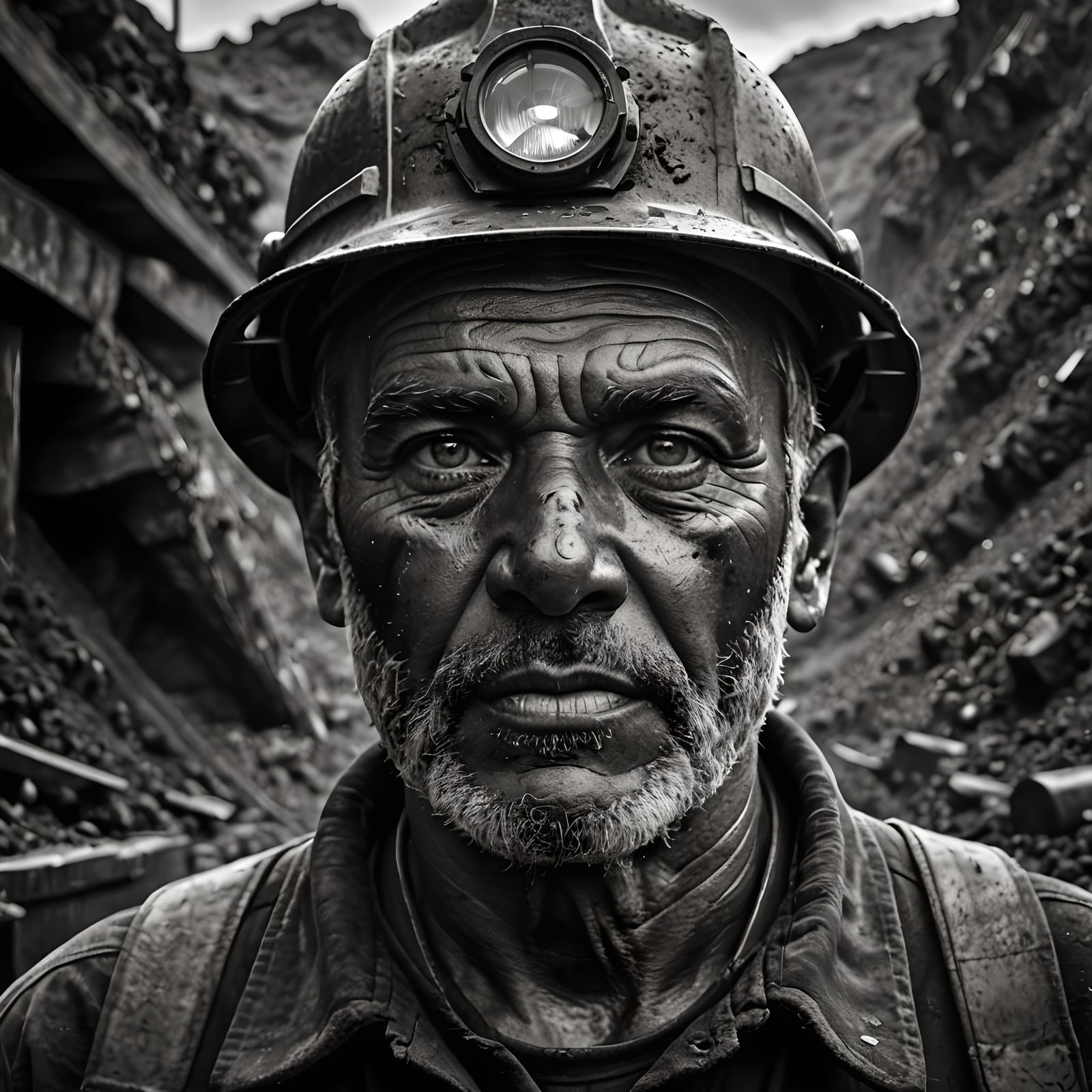 A Coal mine worker