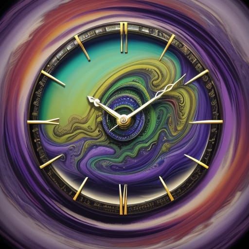 Surreal Dreamscapes: A Melting Clockwork Reality