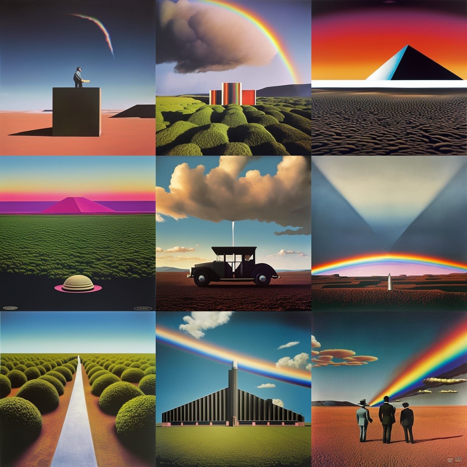 Artwork for an album cover of a new pink floyd record by Hipgnosis