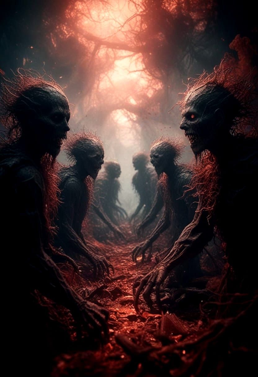 AI Generated Horror Scene