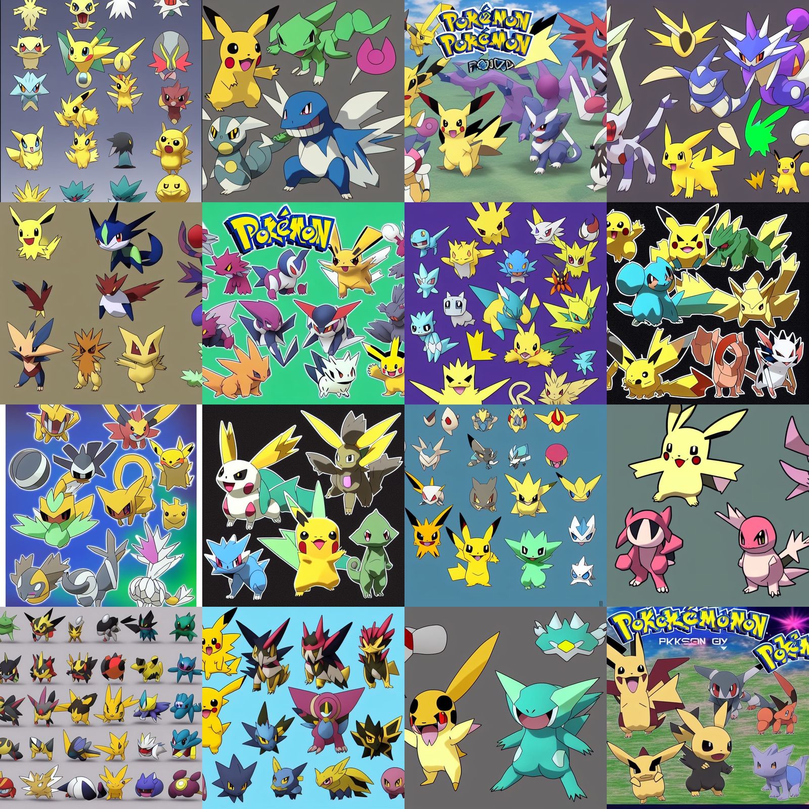 AI Generated Fakemon Pokemon Design