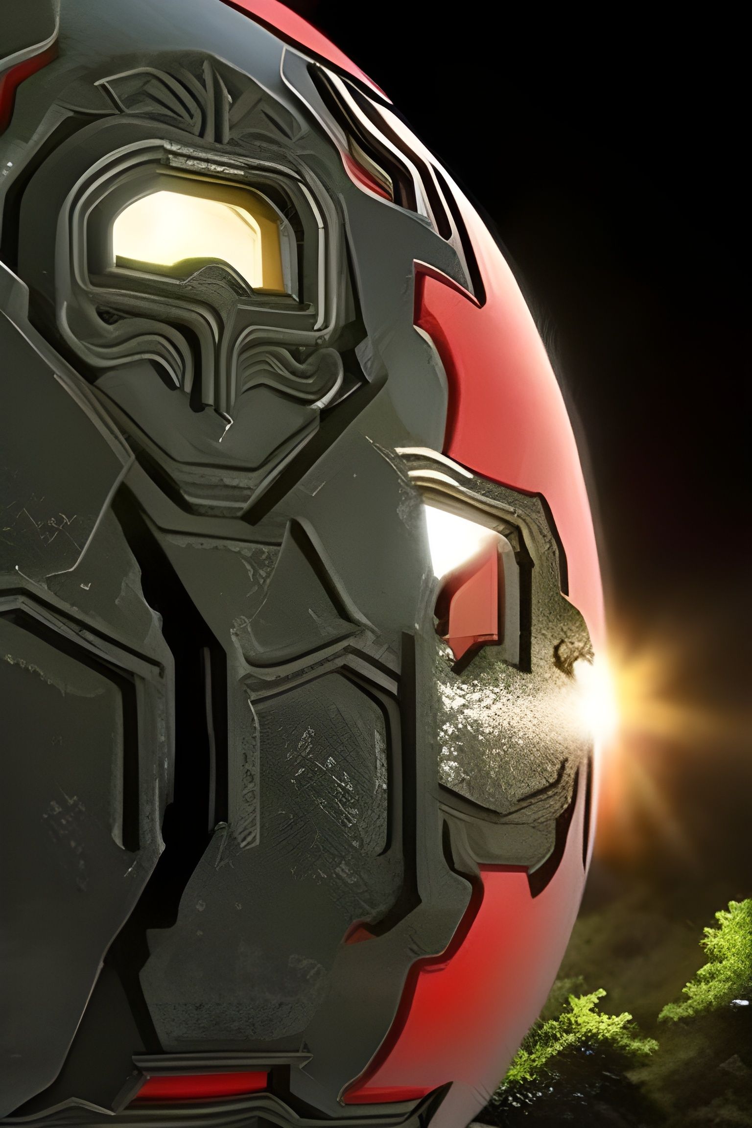 Fantasy Alien Art Discovery: Grotto Engravings