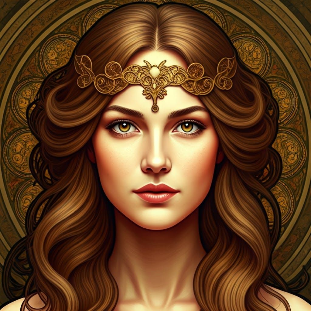 Detailed Portrait of Beautiful Woman with Dynamic Lighting