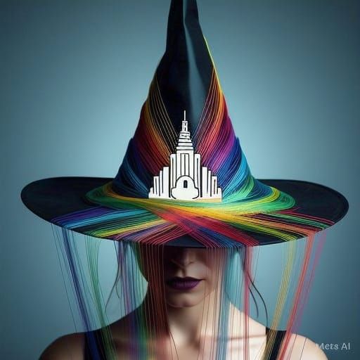 Emerald City Whispers in a Dreamlike Digital Vortex