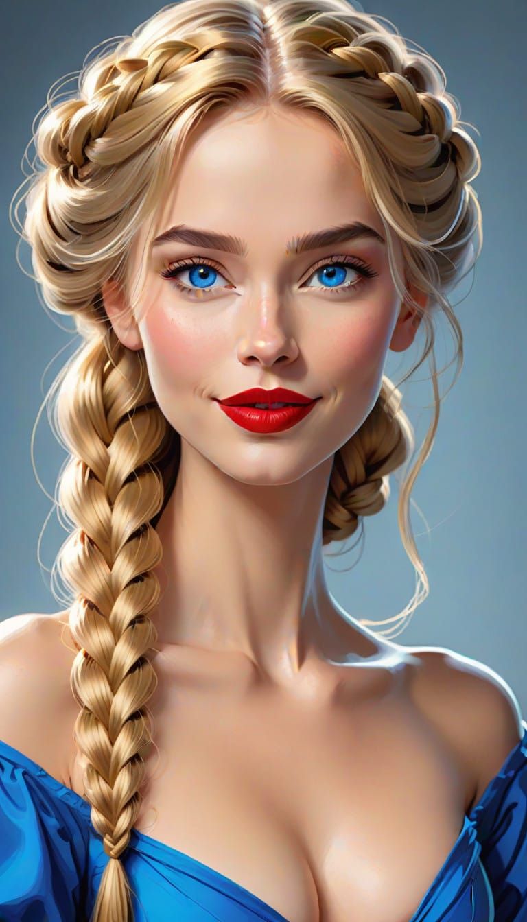 Rapunzel Concept Art in Minimalist Line Sketch Style