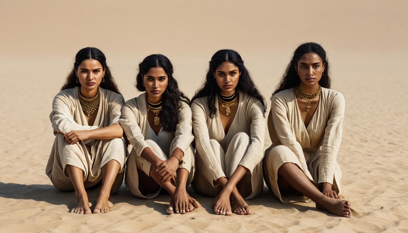 Diverse Women Harvesting Coffee: Soviet Realism