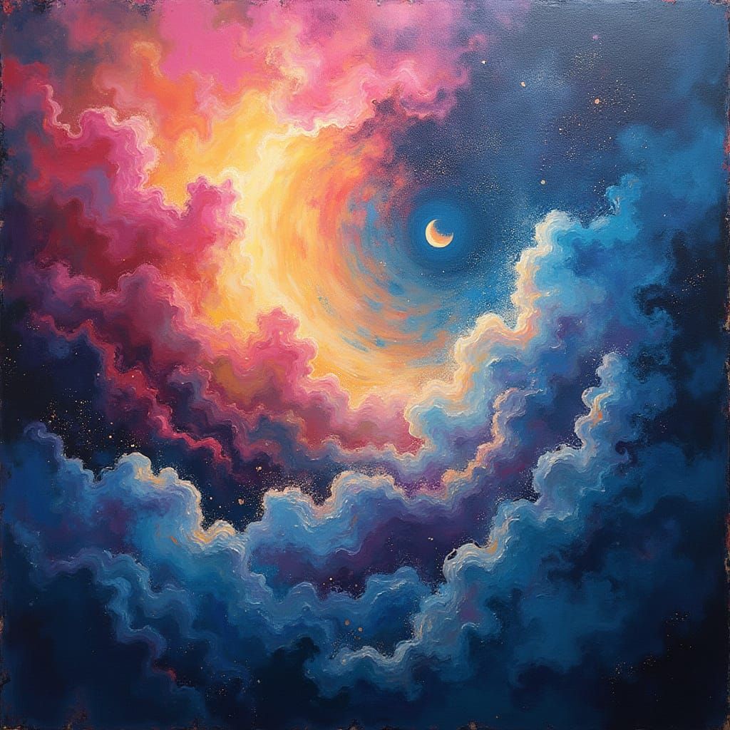 Abstract glowing, beautiful, magical masterpiece, ethereal f...