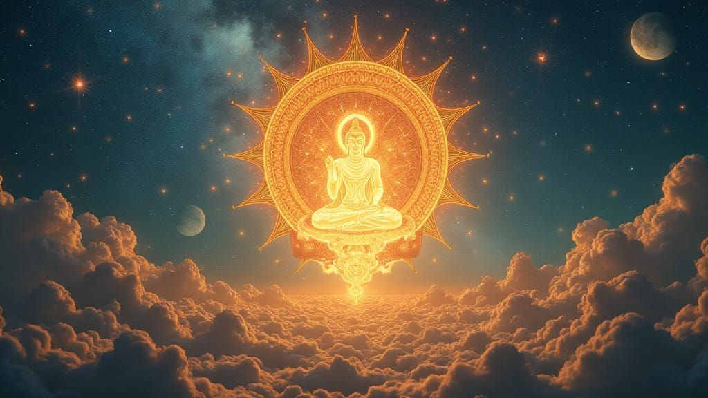 Ethereal Realms of Power Emerge Above Crypto Utopia