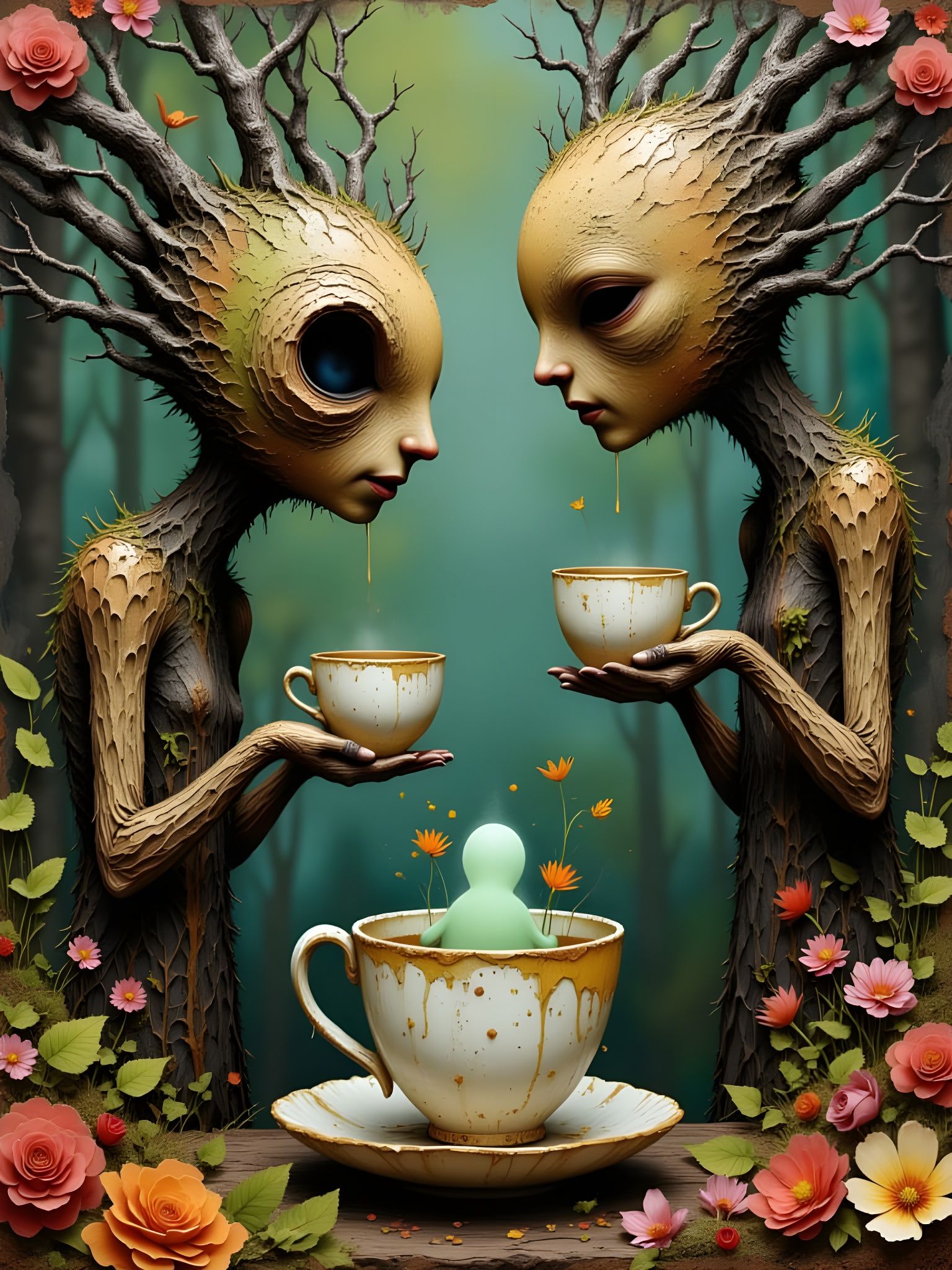 Meeting of the Tree Spirits