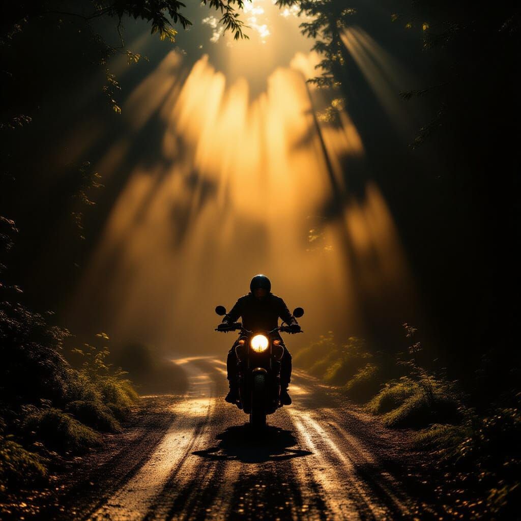 Golden Hour Cinematic Journey Through Shadows