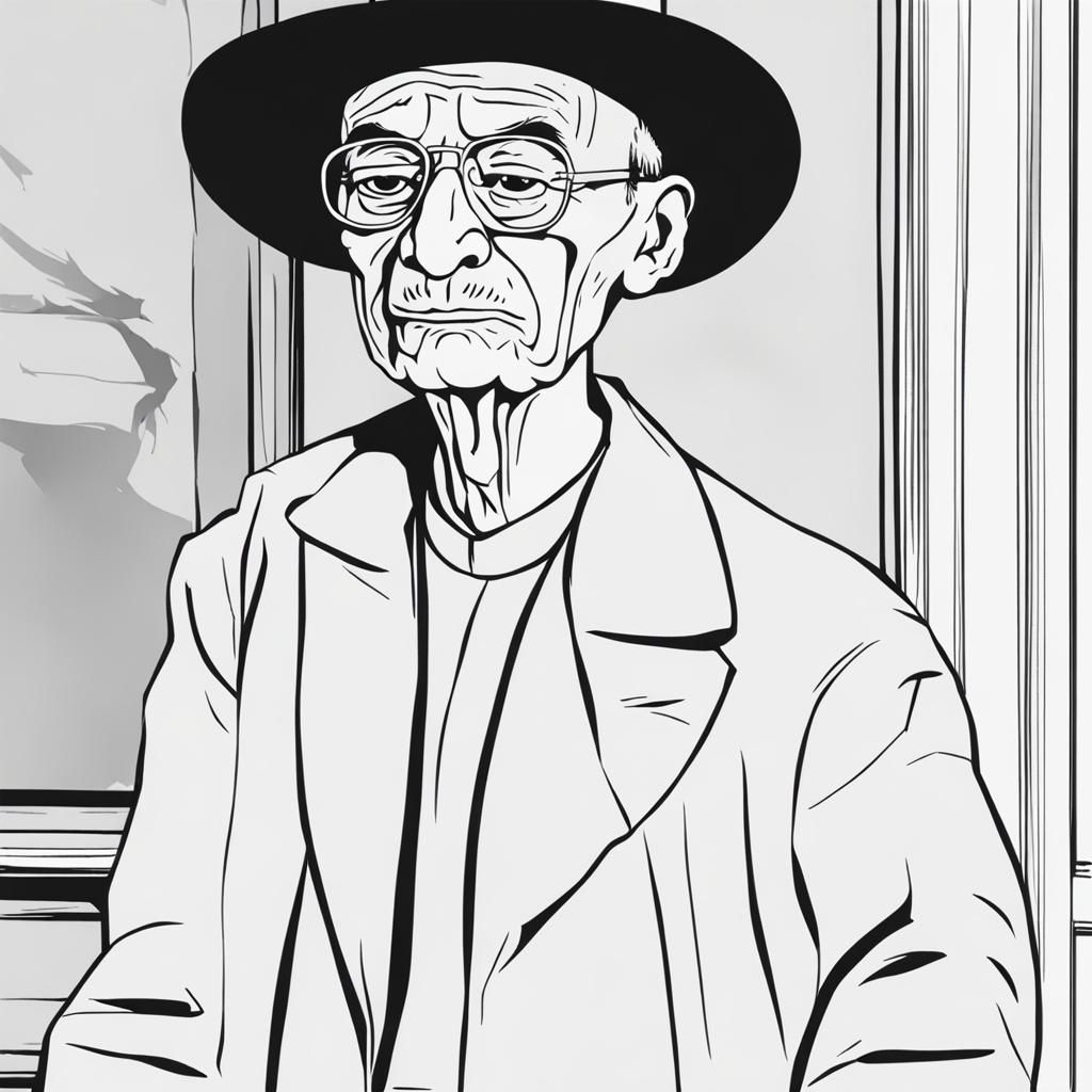 Disinterested Dissonance: The Captivating Complexity of a Nonchalant Expression.