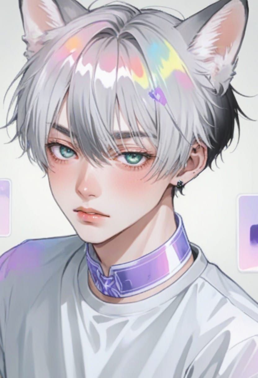 Dapper Gentleman with Unique Eyes