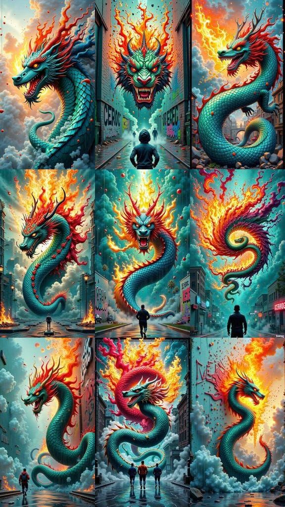 ((masterpiece:1.3)) ((best quality:1.3))  
(chinese dragon:1...