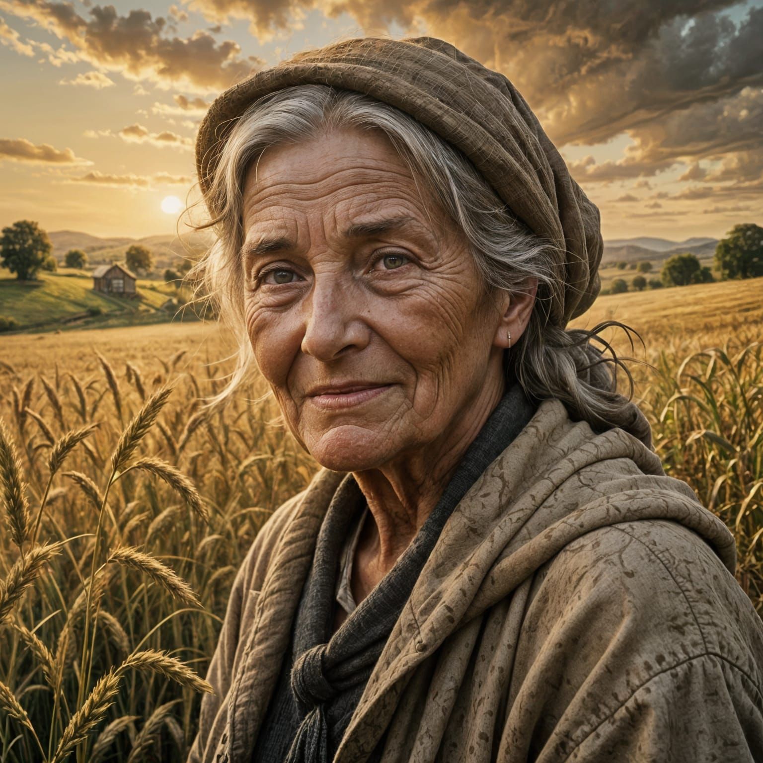 Warmth of Rural Life in Sepia Tones