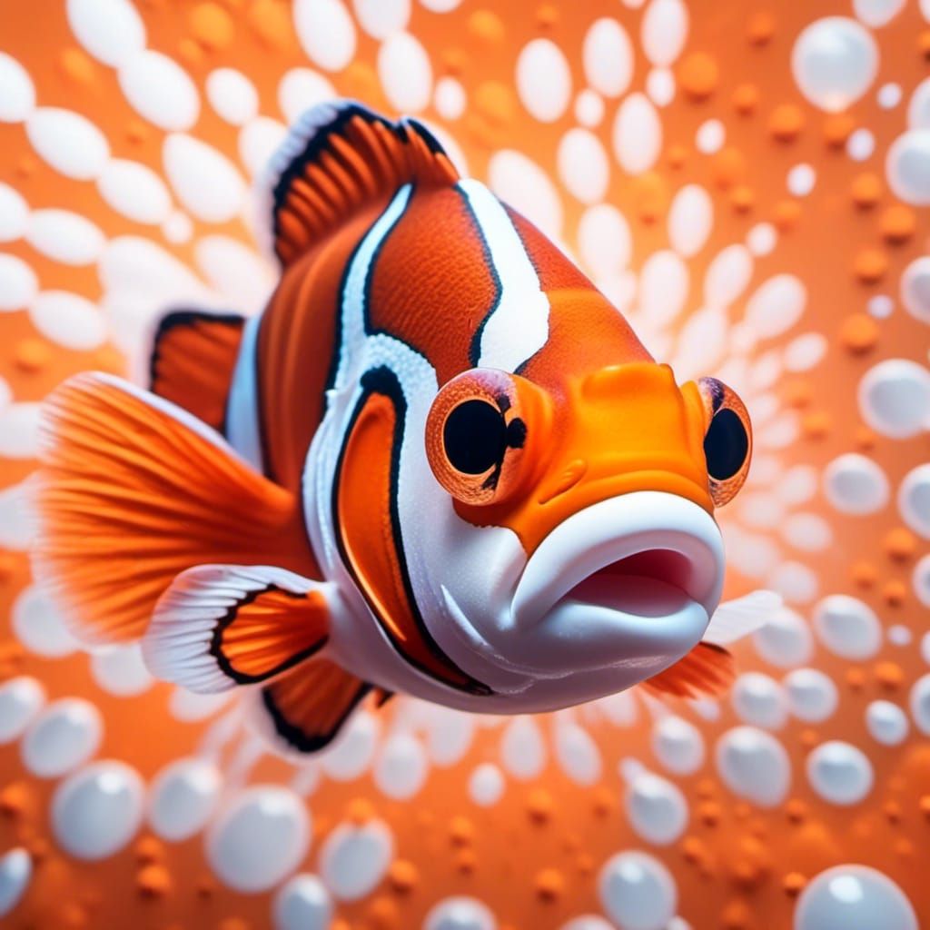 Clownfish Firearm: Photorealistic Product Photography