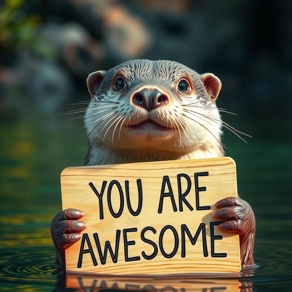 Encouraging Otter