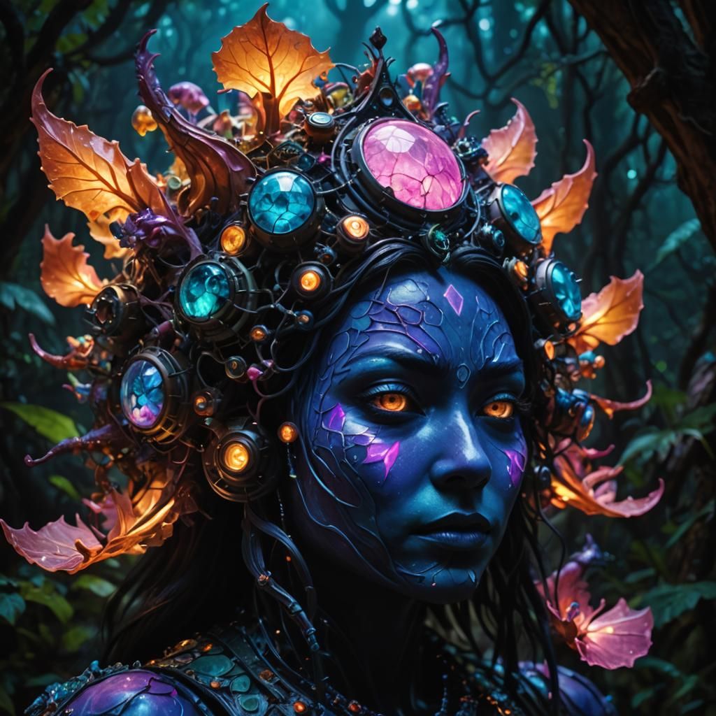 Celestial Biome Creatures in a Glowing, Otherworldly Paradis...