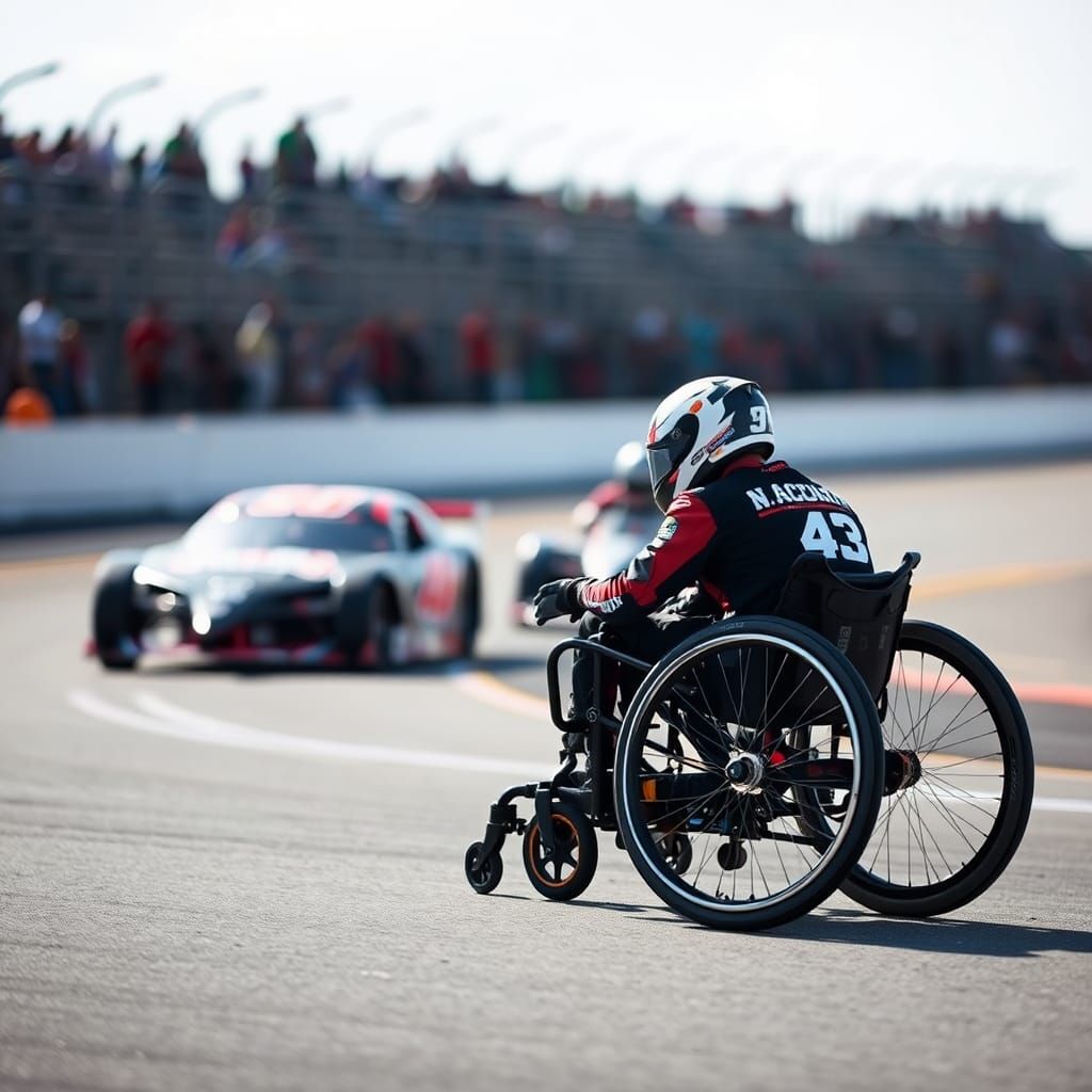 NASCAR Wheelchair Racing: Professional Photography