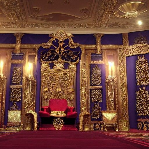 Grand Throne Room of King Odin