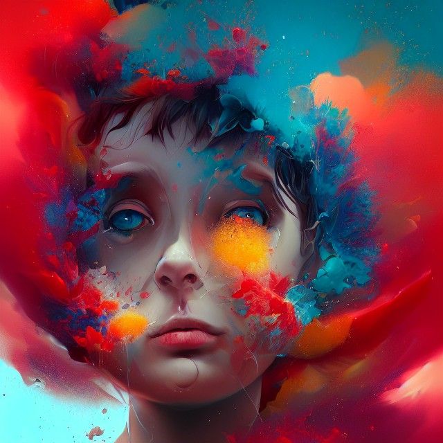 Meaningful Experimental Visual Art in Digital Illustration