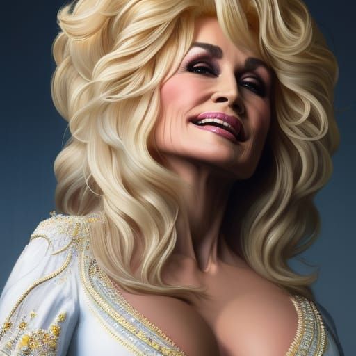Dolly Parton Portrait in Artgerm Style