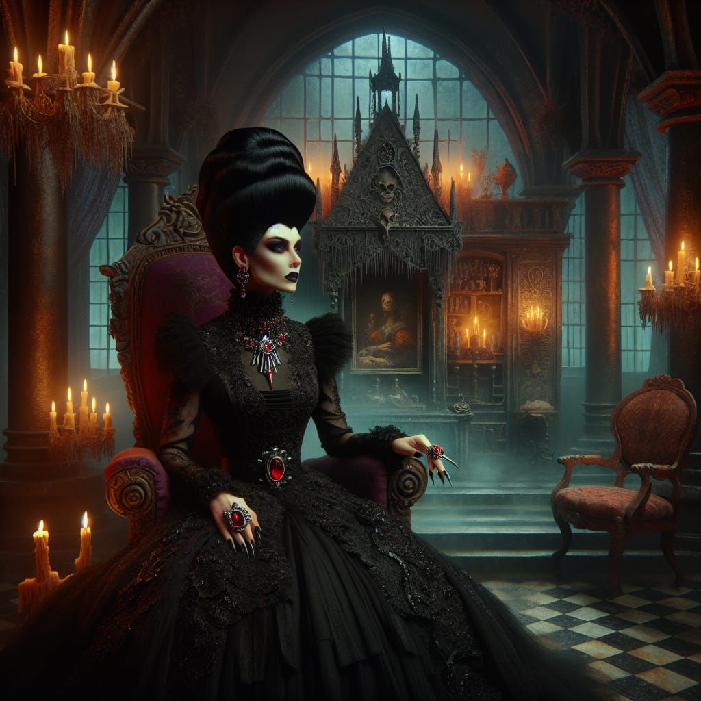 The mother of the dark Enyo Druj