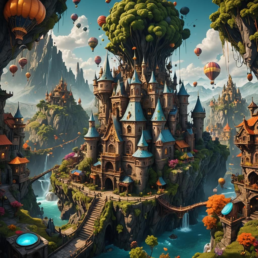 Fantastical Concept Art in Deep Color
