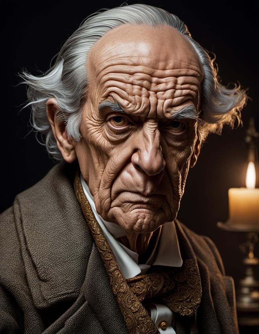 Portrait of Ebenezer Scrooge