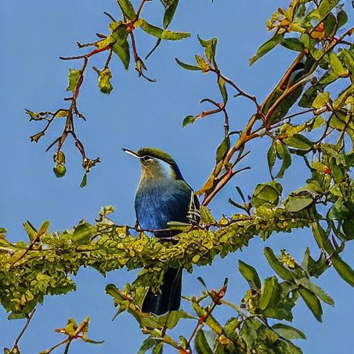 Colorful Bird Illustration in Children's Book Style