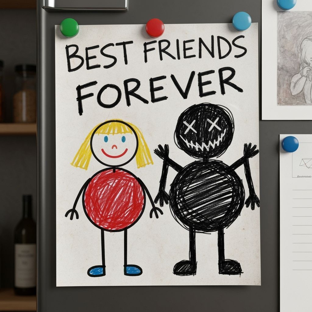 Child's Drawing: Best Friends Forever