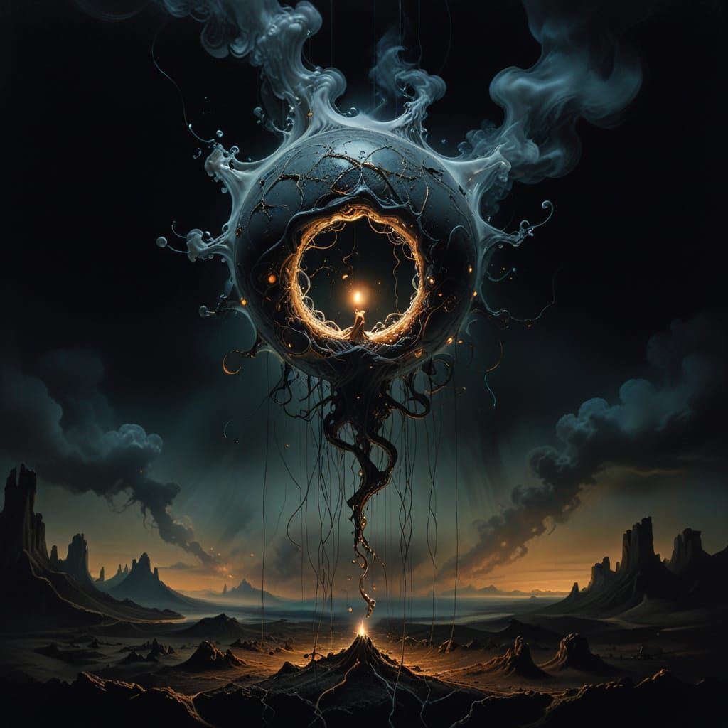 Ethereal Void in Dark Fantasy Style