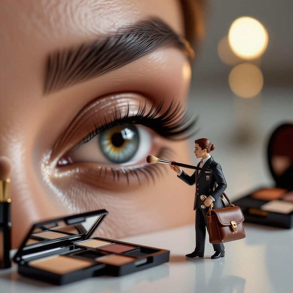 Hyperrealistic Close-Up: Miniature Artist Applies Intricate ...