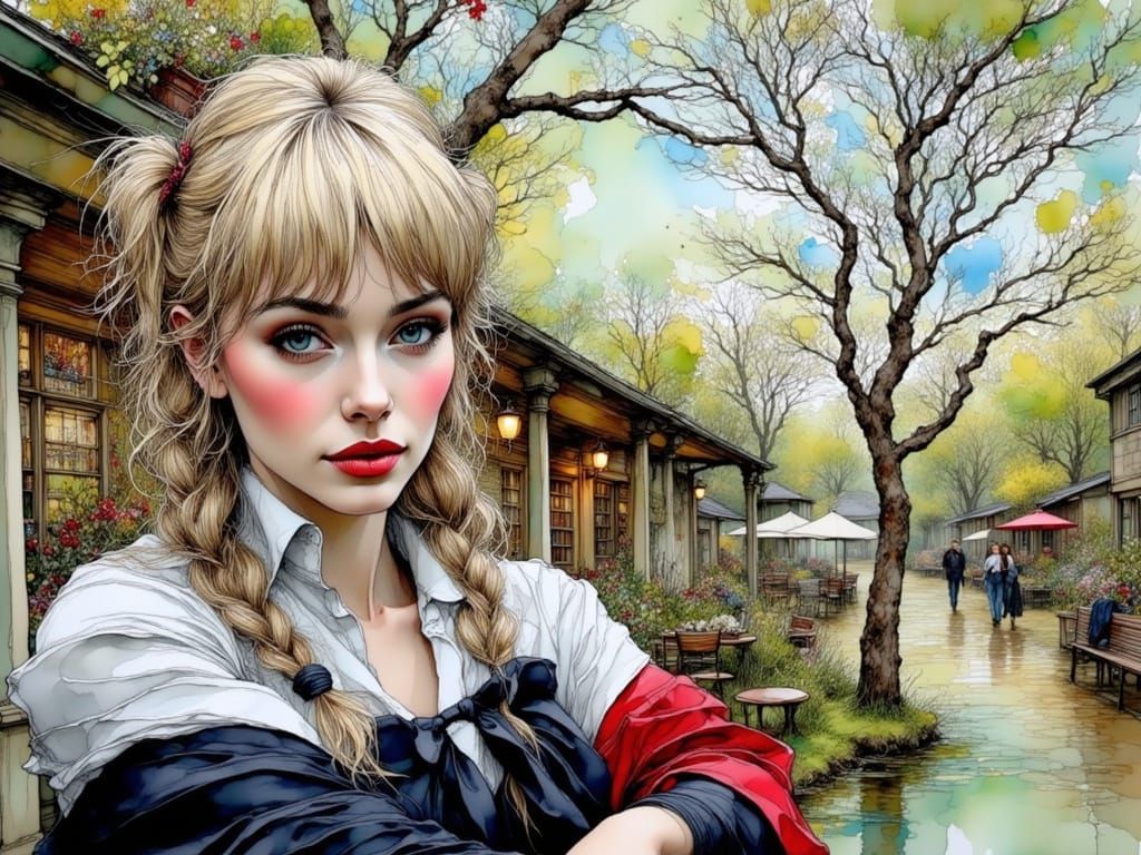 Beautiful Woman Portrait in Hyperrealistic Detail