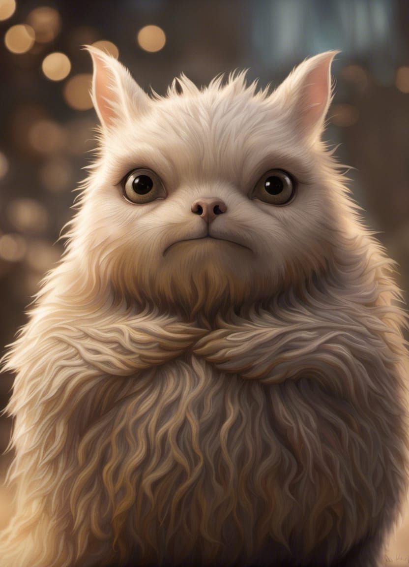 Cute Fluffy Creature: Fantastic Beasts Realism