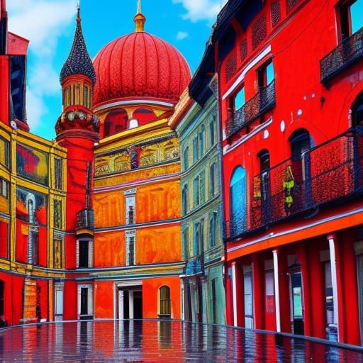 Red Square Moscow: Graffiti Art Masterpiece