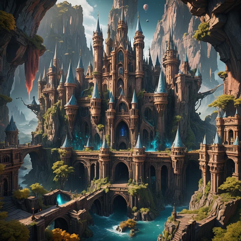 Fantastical Galaxy in Detailed Matte Painting