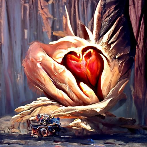 Evocative Oil Painting: Beauty Felt, Not Seen