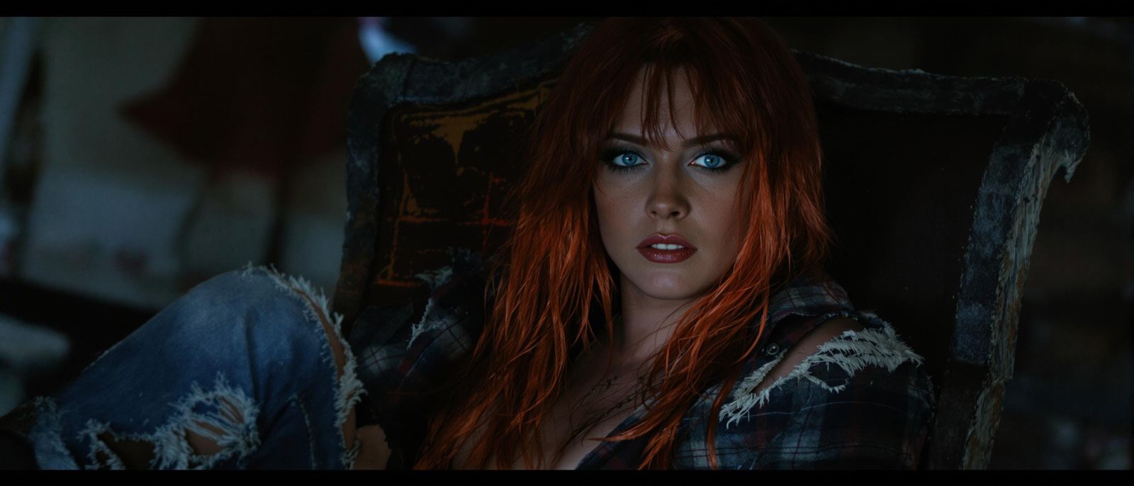 Ethereal Witch in Cinematic Film Still