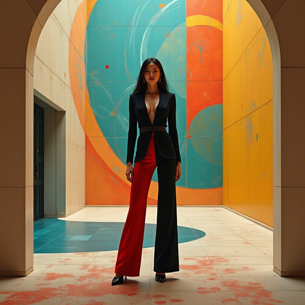 Lucy Liu in Vibrant Panchester Campus Scene