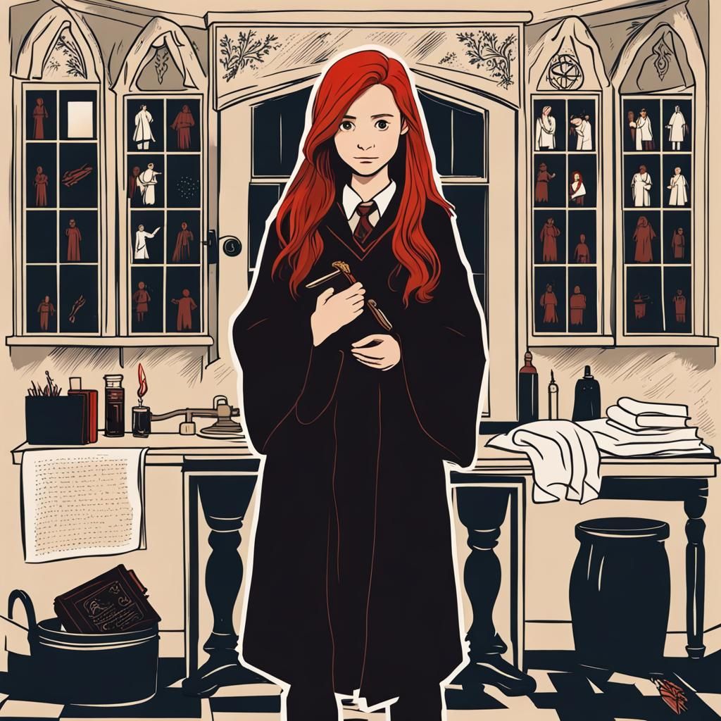 Ginny Weasley and Tom Riddle's Diary in the Chamber