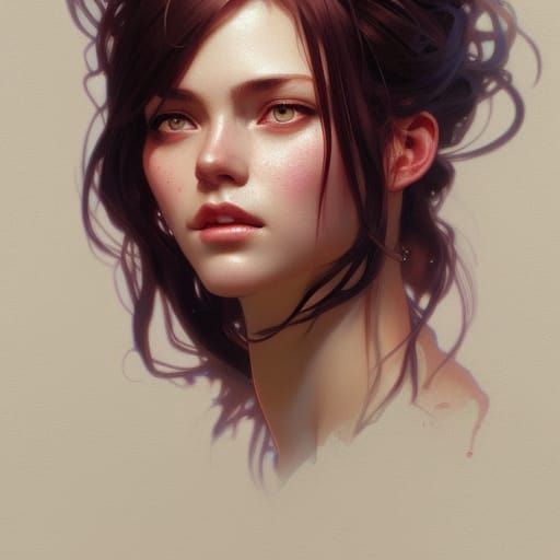 Hyperdetailed Female Portrait with Dynamic Lighting